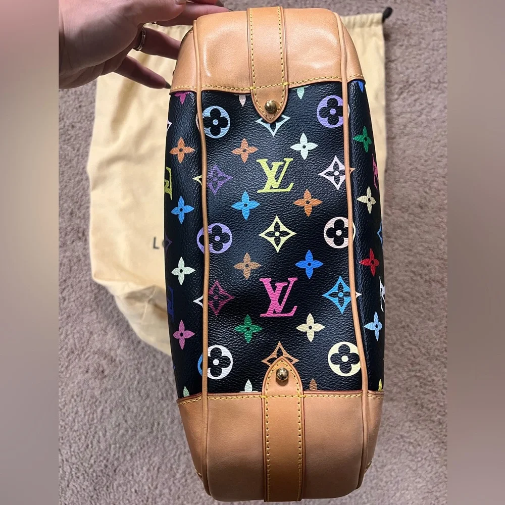 Louis Vuitton X Takashi Murakami Monogram Multicolor Greta Limited Edition bag. - Picture 5 of 12